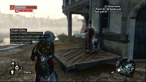 First one is to bribe heralds stranding on the streets and squares of Constantinople - Assassins guild - p. 2 - Compendium of knowledge - Assassins Creed: Revelations - Game Guide and Walkthrough