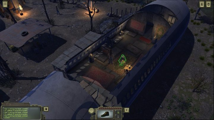 In the circus, you can kill everyone or get along with an old lady sitting on an airplane - Krasnoznamenny - ATOM RPG Walkthrough - Walkthrough - ATOM RPG Guide