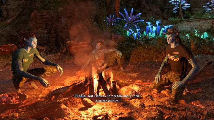 4 - Avatar Frontiers of Pandora: Where to meet Sarentu at the bonfire? - FAQ - Avatar Frontiers of Pandora Guide