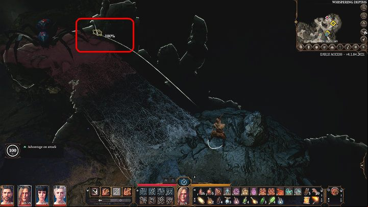 The last bunch of eggs is right next to the Matriarch, so you must be very careful - Baldurs Gate 3: How to defeat Phase Spider Matriarch in BG3? - Bosses and difficult fights - Baldurs Gate 3 Guide, Walkthrough