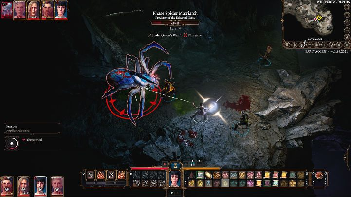 When the Matriarch reappears at the top, you can finish her off in two different ways - Baldurs Gate 3: How to defeat Phase Spider Matriarch in BG3? - Bosses and difficult fights - Baldurs Gate 3 Guide, Walkthrough