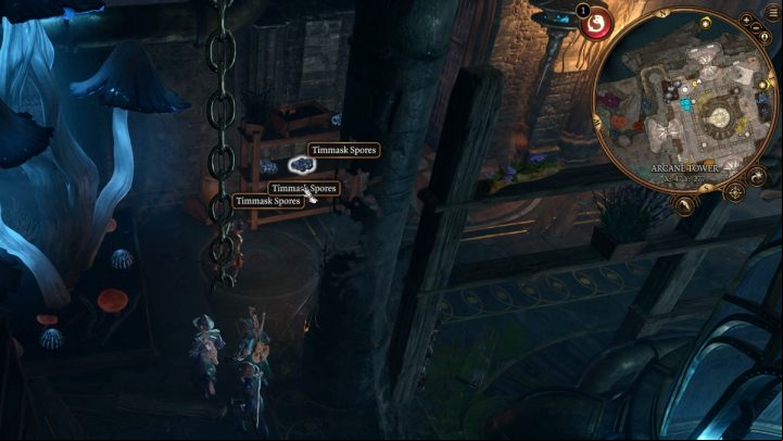 On the first floor of the Tower, you will find Timmask Spores and the Tongue of Madness and ingredients for the Help Omeluum Investigate the Parasite quest - Baldurs Gate 3: Underdark in BG3 - walkthrough - Act 1 - Baldurs Gate 3 Guide, Walkthrough