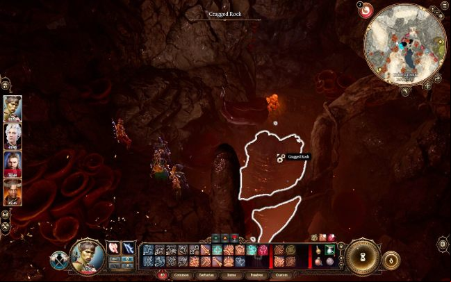 A hidden path leads to the cove, not far from the place leading to Auntie Ethel's hut - Baldurs Gate 3: Underdark in BG3 - walkthrough - Act 1 - Baldurs Gate 3 Guide, Walkthrough