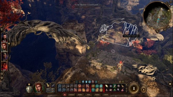 After meeting Elminster, keep going down the path until you reach the gate to Act 2 - Baldurs Gate 3: Mountain - Act 1 - Baldurs Gate 3 Guide, Walkthrough