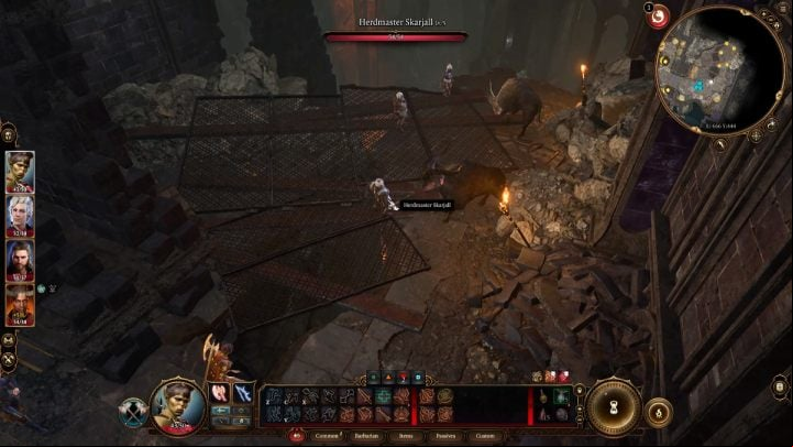 You will encounter several Duergars and oxen near the rubble - Baldurs Gate 3: Grymforge in BG3 - walkthrough - Act 1 - Baldurs Gate 3 Guide, Walkthrough