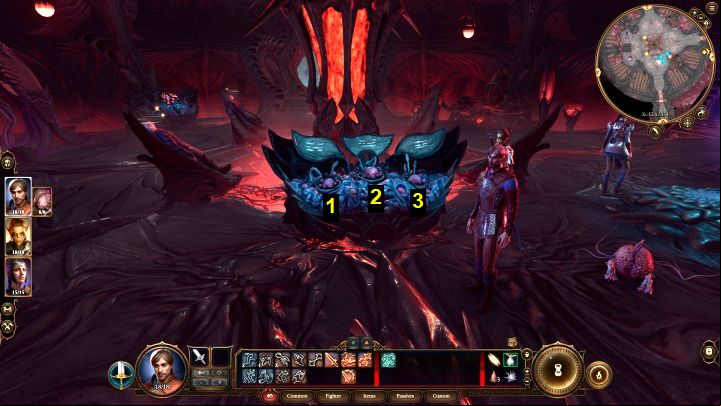 In the same room there is a second console controlling the pods with remaining prisoners - Baldurs Gate 3: Prisoners in pods - Nautiloid puzzle solution - Puzzles - Baldurs Gate 3 Guide, Walkthrough