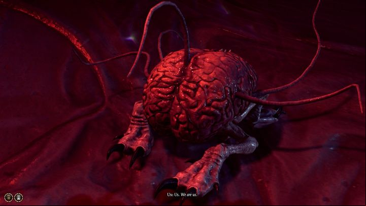 Us is a Mind Flayer, and doesn't have a set class - Baldurs Gate 3: How to recruit Us in BG3? - Party - Baldurs Gate 3 Guide, Walkthrough