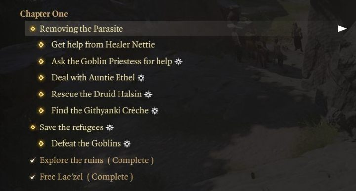 All the quests you unlock are available in the hero's journal - Baldurs Gate 3: How to find quest Locations? - Campaign - Baldurs Gate 3 Guide, Walkthrough