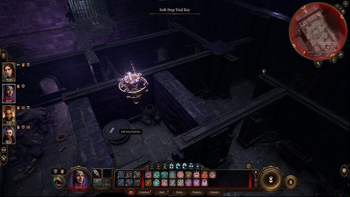 After finishing the trial, take the gem and proceed to the next door located nearby - Baldurs Gate 3: Gauntlet of Shar in BG3 - walkthrough - Act 2 - Baldurs Gate 3 Guide, Walkthrough