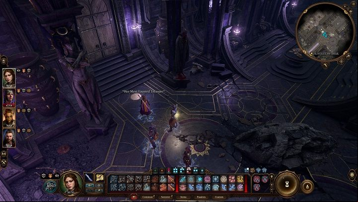The first trial is located by the main corridor - Baldurs Gate 3: Gauntlet of Shar in BG3 - walkthrough - Act 2 - Baldurs Gate 3 Guide, Walkthrough