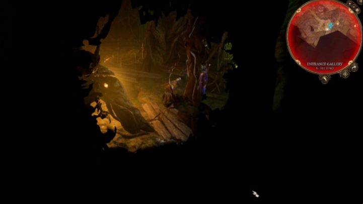 Approach the big doors by the elf and interact with them - Baldurs Gate 3: Teahouse in BG3 - walkthrough - Act 1 - Baldurs Gate 3 Guide, Walkthrough