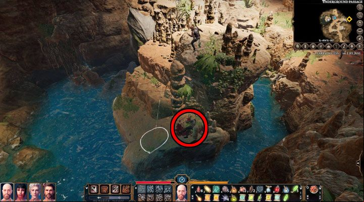 Pictured above, near the water, is a corpse holding a Charred Key - Baldurs Gate 3: Druid Grove / Silvanus Grove map - World Atlas - Baldurs Gate 3 Guide, Walkthrough
