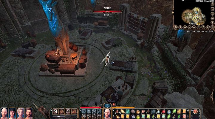 In the Druid's Chambers you'll find Nettie, who you need to talk to for one of the main quests - Baldurs Gate 3: Druid Grove / Silvanus Grove map - World Atlas - Baldurs Gate 3 Guide, Walkthrough