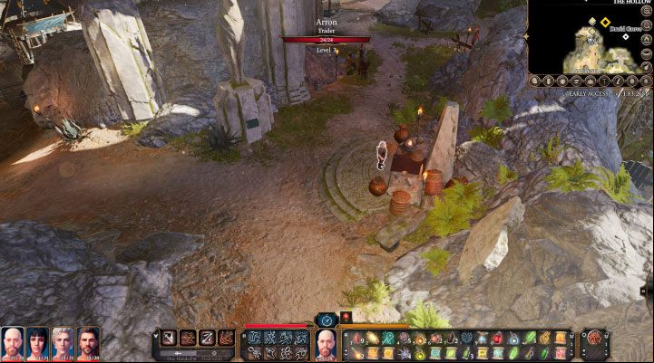 Trader Arron - Baldurs Gate 3: Druid Grove / Silvanus Grove map - World Atlas - Baldurs Gate 3 Guide, Walkthrough