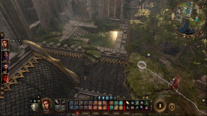 After the battle, exit the building through the hole in the wall, and then jump over the steep cliffs - Baldurs Gate 3: Where is Creche Yllek? - Exploration - Baldurs Gate 3 Guide, Walkthrough