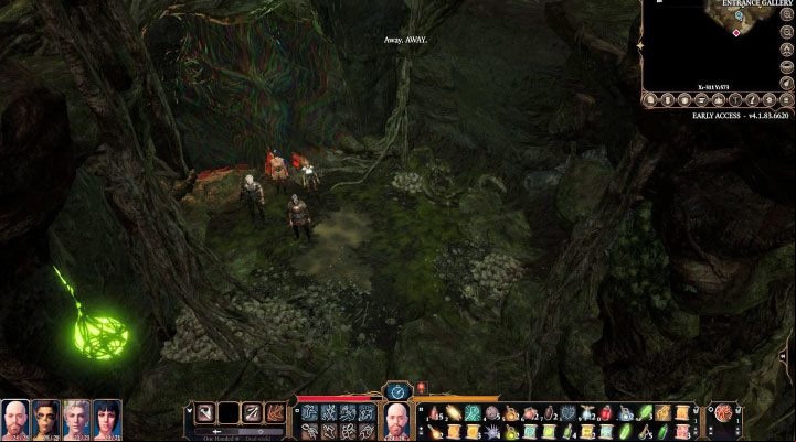 Turn the camera so you can see the path behind the door - Baldurs Gate 3: The door to the witchs hideout puzzle solution - Puzzles - Baldurs Gate 3 Guide, Walkthrough