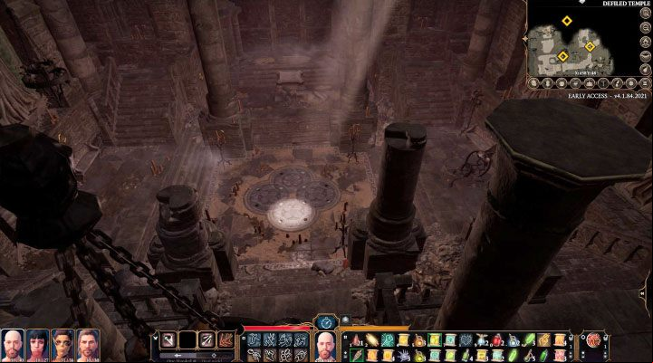 Moon puzzle - Baldurs Gate 3: Shattered Sanctum / Defiled Temple map - World Atlas - Baldurs Gate 3 Guide, Walkthrough