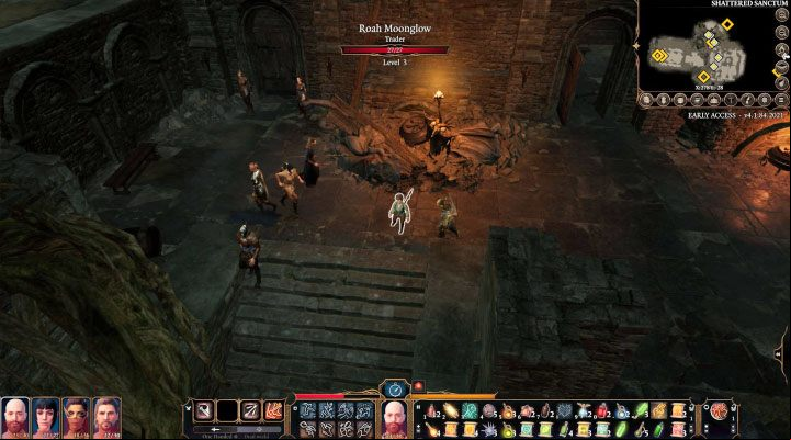 Roah Moonglow - Baldurs Gate 3: Shattered Sanctum / Defiled Temple map - World Atlas - Baldurs Gate 3 Guide, Walkthrough