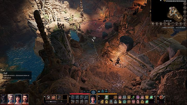 Sneaking can also be used in combat - Baldurs Gate 3: Stealth - rules of detection - Basics - Baldurs Gate 3 Guide, Walkthrough