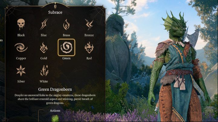 Subrace also determines the type of damage Breath deals and the resistance gained thanks to the Draconic Ancestry - Baldurs Gate 3: Dragonborn guide - Races - Baldurs Gate 3 Guide, Walkthrough