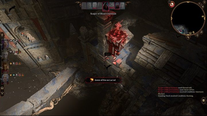 Your goal in this battle is to eliminate the opponent from the above screenshot - if you don't manage to do this within five turns, you will face a party wipe - Baldurs Gate 3: Get Orins Netherstone - Act 3 - Baldurs Gate 3 Guide, Walkthrough