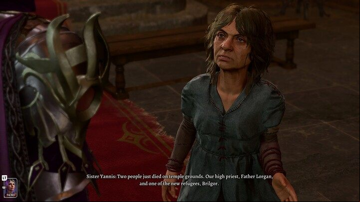 To initiate the task, talk to the halfling in Open Hand Temple - Baldurs Gate 3: Solve the Open Hand Temple Murders - Act 3 - Baldurs Gate 3 Guide, Walkthrough
