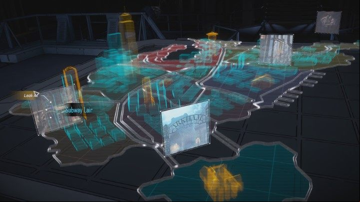 You will talk about various locations while looking at the map - Chapter 4 - Fractured | Episode 5 - Same Stitch Vigilante Joker - Episode 5 - Same Stitch Vigilante Joker - Batman: The Telltale Series - The Enemy Within Game Guide
