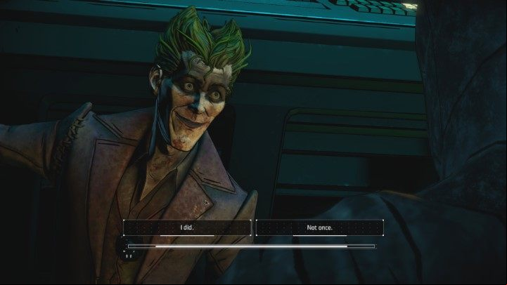 The first important choice must be made after the fight with Joker - Important choices | Episode 5 - Same Stitch (Vigilante Joker) - Episode 5 - Same Stitch Vigilante Joker - Batman: The Telltale Series - The Enemy Within Game Guide