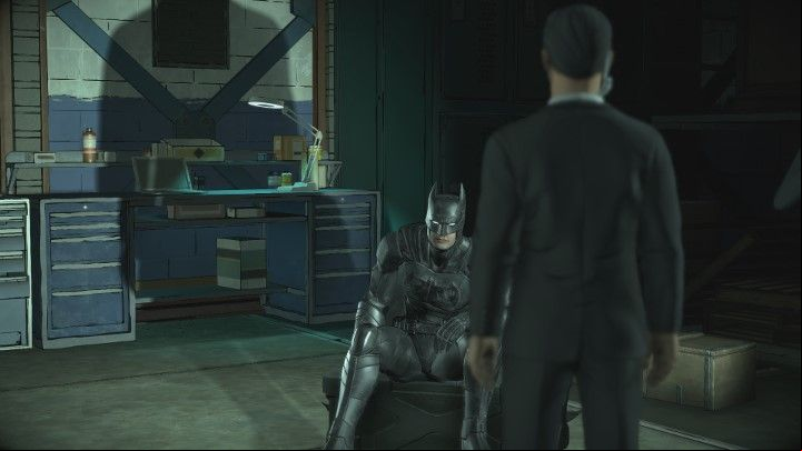Regardless of your choice you have to speak with one of the agents - Chapter 1 - A Threat Rises | Episode 2 - The Pact - Episode 2 - The Pact - Batman: The Telltale Series - The Enemy Within Game Guide