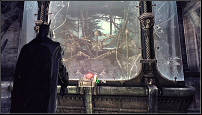 Explore the lower level of the War Room - Riddles | Museum - Museum - Batman: Arkham City Game Guide