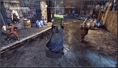 How to complete: The challenge doesnt correspond to the bullets fired from gun, but to items that the inmates throw at Batman (e - Batman (01-23) | Physical challenges - Physical challenges - Batman: Arkham City Game Guide