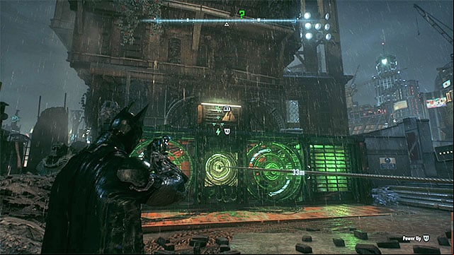 Use the Electromagnetic pulse after using the winch - Riddler trophies on Bleake Island (1-18) | Collectibles - Bleake Island - Collectibles - Bleake Island - Batman: Arkham Knight Game Guide & Walkthrough
