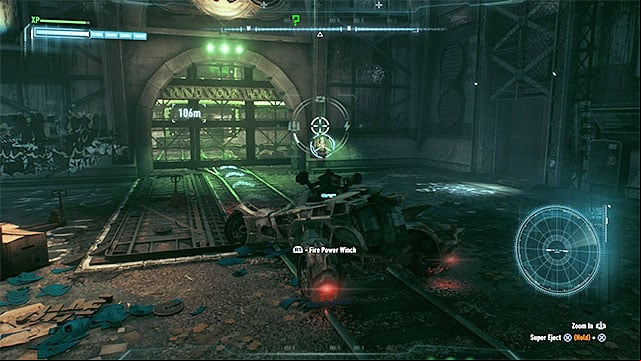 The gate that leads to the solution of the riddle - Riddler trophies on Bleake Island (1-18) | Collectibles - Bleake Island - Collectibles - Bleake Island - Batman: Arkham Knight Game Guide & Walkthrough