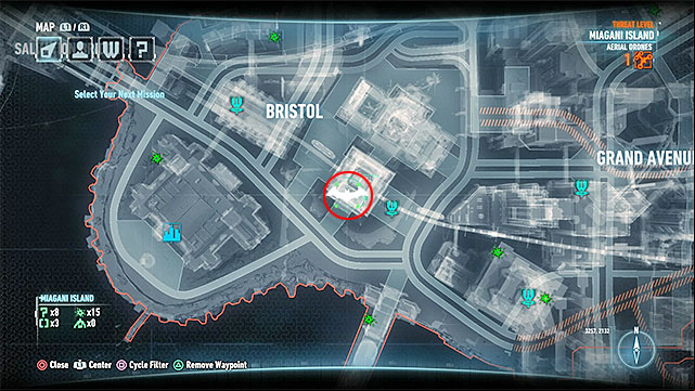 Required gadgets: grappling hook, batclaw - Riddler trophies on Founders Island (17-33) | Collectibles - Founders Island - Collectibles - Founders Island - Batman: Arkham Knight Game Guide & Walkthrough