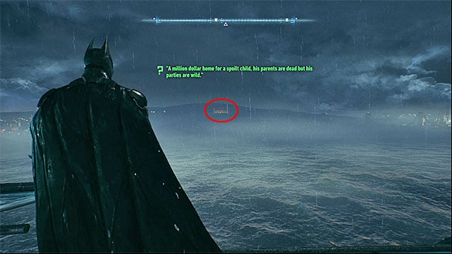 Scan the mansion seen far away - Riddles on Founders Island | Collectibles - Founders Island - Collectibles - Founders Island - Batman: Arkham Knight Game Guide & Walkthrough