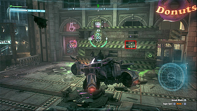 Next, move the metal object right - Riddler trophies on Miagani Island (1-19) | Collectibles - Miagani Island - Collectibles - Miagani Island - Batman: Arkham Knight Game Guide & Walkthrough