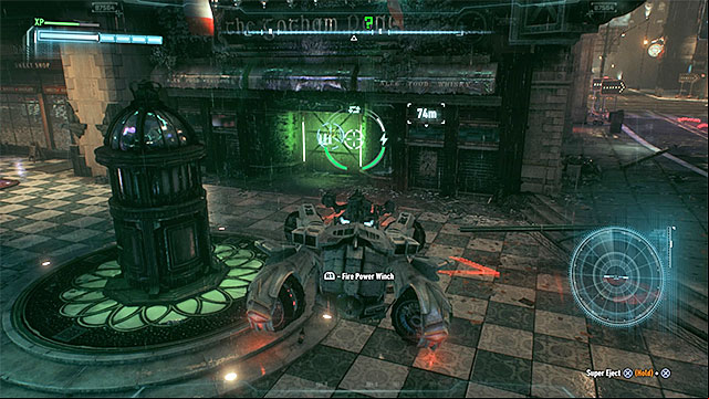 Pull out part of the wall with Batmobiles winch - Riddler trophies on Miagani Island (1-19) | Collectibles - Miagani Island - Collectibles - Miagani Island - Batman: Arkham Knight Game Guide & Walkthrough