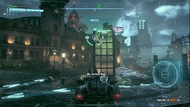 Start with catching the upper hook - Riddler trophies on Miagani Island (20-38) | Collectibles - Miagani Island - Collectibles - Miagani Island - Batman: Arkham Knight Game Guide & Walkthrough