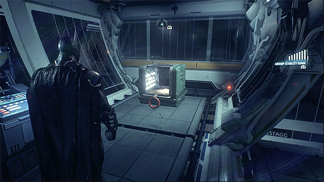 An example crate with insects - you only need to approach some of them, but for some you need to use the batclaw - Breakable objects in the Stagg Airships | Collectibles - Stagg Airships - Collectibles - Stagg Airships - Batman: Arkham Knight Game Guide & Walkthrough