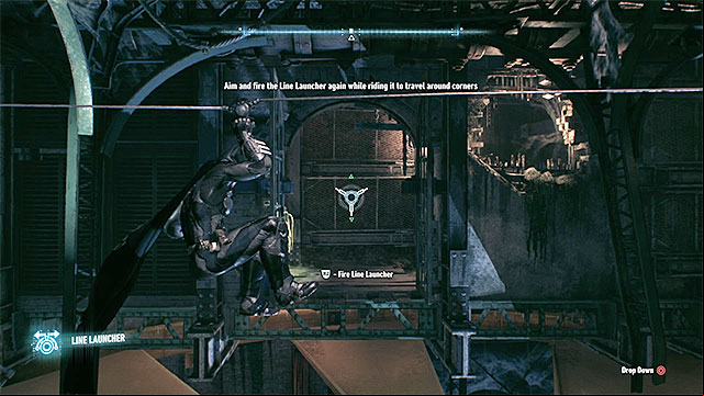 When you hit the switch with the Batarang, a age will open - Infiltrate the tunnel network under Miagani Island | Main story - Main story - Batman: Arkham Knight Game Guide & Walkthrough