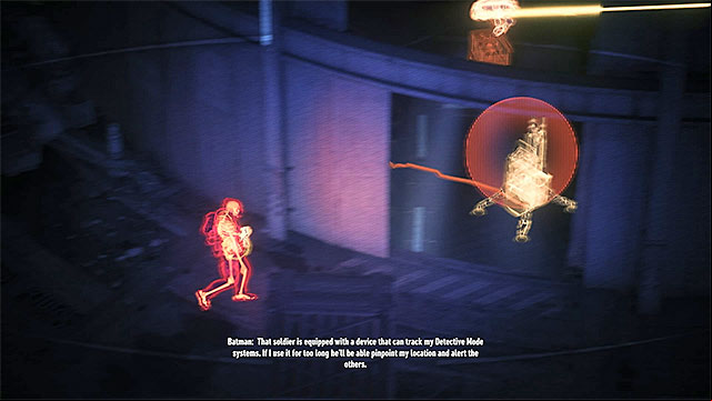 Get rid of the enemy with the Detective Mode Scanner as soon as you can. - Find a way to infiltrate the Stagg Enterprises airships | Main story - Main story - Batman: Arkham Knight Game Guide & Walkthrough