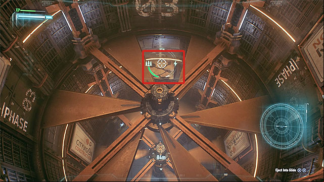 Another wall that must be destroyed can be found under the deactivated fan - Find commissioner Gordon in the shopping mall | Main story - Main story - Batman: Arkham Knight Game Guide & Walkthrough