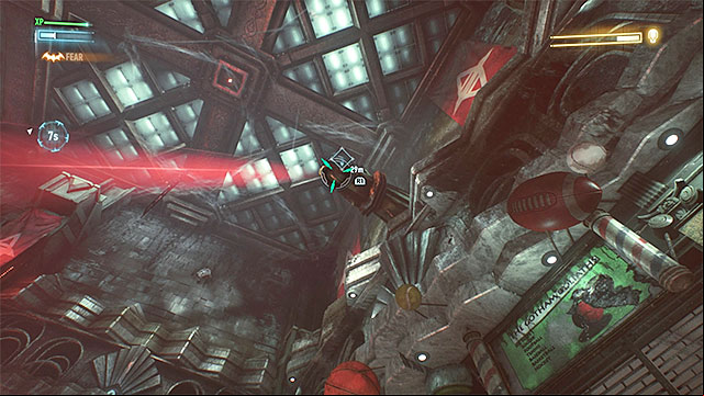 When it is safe, pull yourself to the ledge - Defeat Arkham Knight | Main story | Batman Arkham Knight - Main story - Batman: Arkham Knight Game Guide & Walkthrough