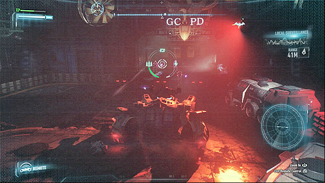 It is a good idea to use the Batmobile to takedown all enemies - Defend the Gotham City Police Department | Main story | Batman Arkham Knight - Main story - Batman: Arkham Knight Game Guide & Walkthrough