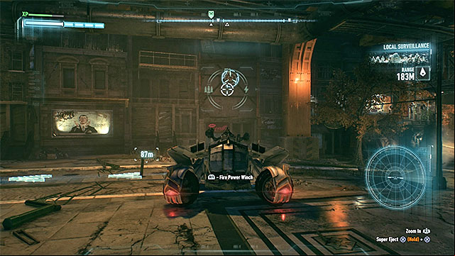 Point 3: Fireman Lozar - Reaching the imprisoned fireman isnt easy as the bandits are located inside the building - The Line of Duty | Side missions (Most Wanted) | Batman Arkham Knight - Side missions (Most Wanted) - Batman: Arkham Knight Game Guide & Walkthrough