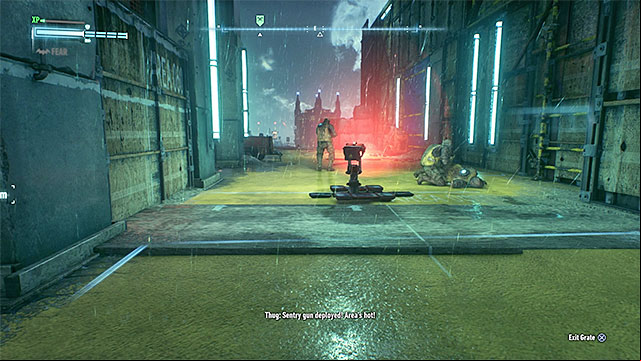 Enemies can place turrets or mines and use grenades - The Line of Duty | Side missions (Most Wanted) | Batman Arkham Knight - Side missions (Most Wanted) - Batman: Arkham Knight Game Guide & Walkthrough