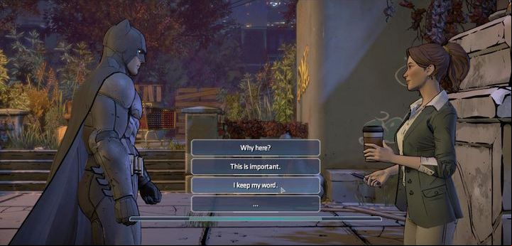 After a short conversation with Harvey and Alfred, you will have to schedule a meeting with a reporter, and then head over there - Chapter 5 - Third Wheel | Walkthrough - Episode 3: New World Order - Batman: The Telltale Games Series Game Guide