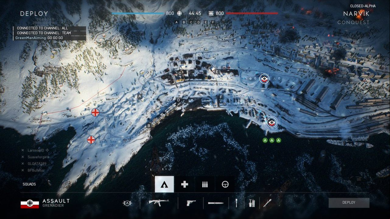Here you will find information about conquered points, the time remaining to the end of the match, and the number of coupons for both teams. - Conquest Mode in Battlefield 5 - Game modes - Battlefield V Guide