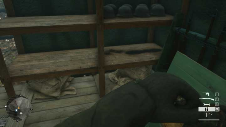 In the tents you can find weapon, grenades and equipment - Through Mud and Bloods | Walkthrough - Walkthrough - Battlefield 1 Game Guide