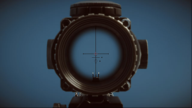 Prisma is a neat and pretty clear scope, whose housing does not cover half of the screens and the crosshairs facilitate firing at distant targets - Optics - Medium Range - Accessories - Battlefield 4 - Game Guide and Walkthrough
